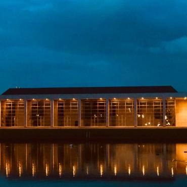 O'Reilly Hall at night